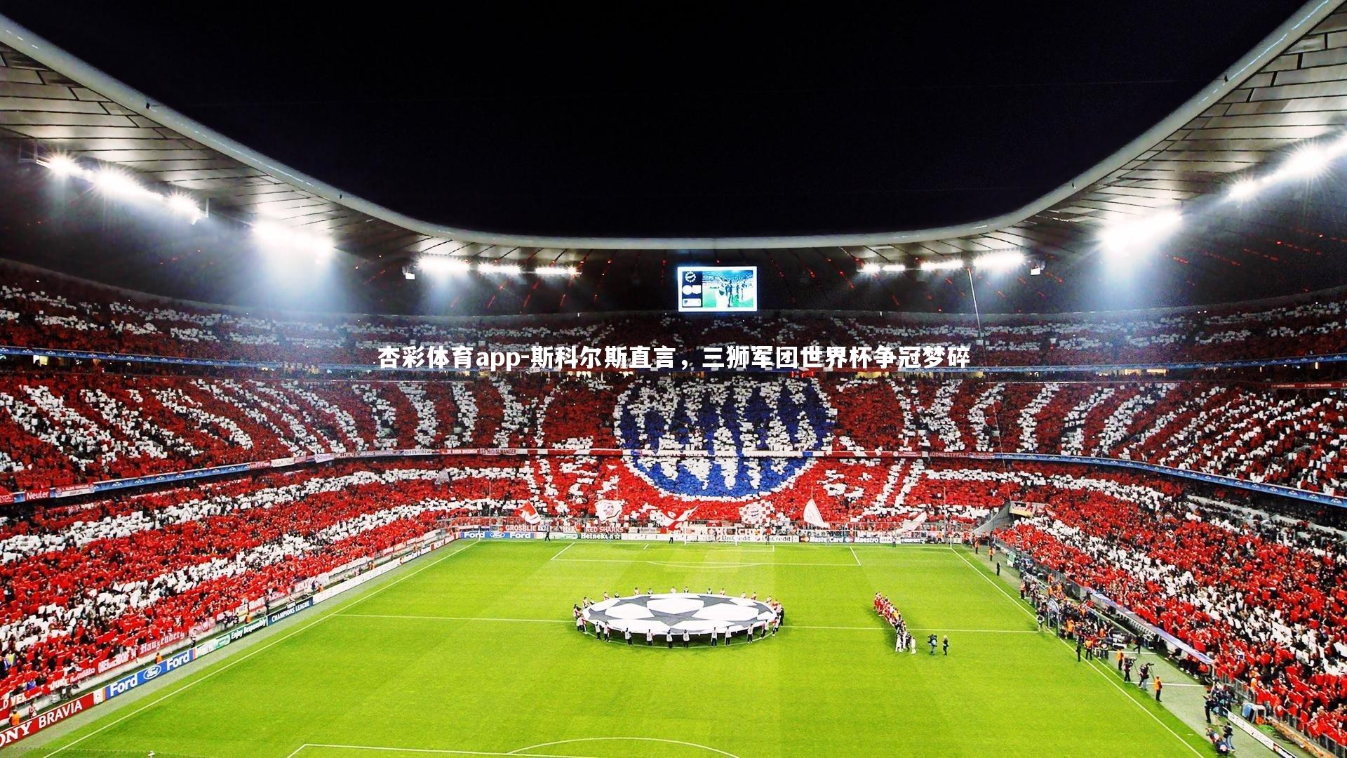 斯科尔斯直言,三狮军团世界杯争冠梦碎